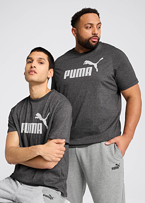 Футболка Ess No.1 логотип Heather Puma