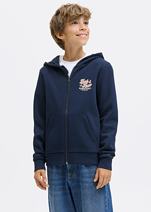 Кофта логотип Sweat Ziphood 2col Jnr Jack & Jones