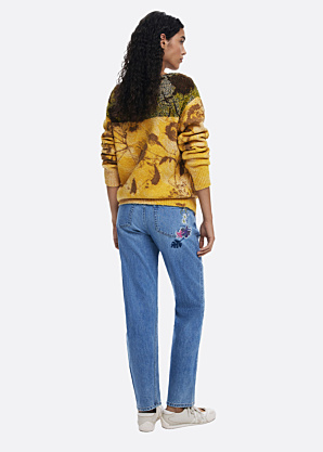 Desigual teksapüksid Sunflower