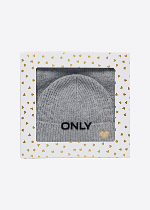Комплект зимней шапки и шарфа Only