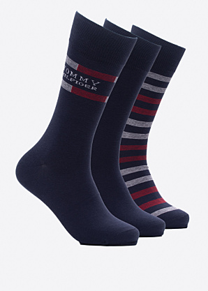 Носки 3 пары в подарочной коробке Tommy Hilfiger