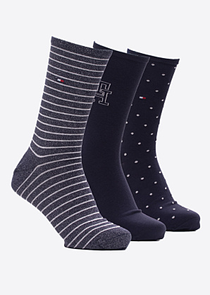 Носки 3 пары в подарочной коробке Tommy Hilfiger