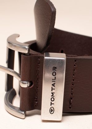 Кожаный ремень для брюк Tom Tom Tailor