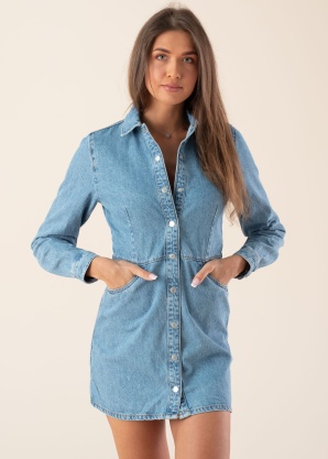 Платье Tjw Ls Badge Denim Mini Dress Tommy Jeans
