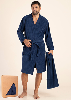 Халат и полотенце в подарочной упаковке Lundeberg