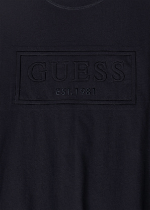 Футболка Box логотип Embossed Guess