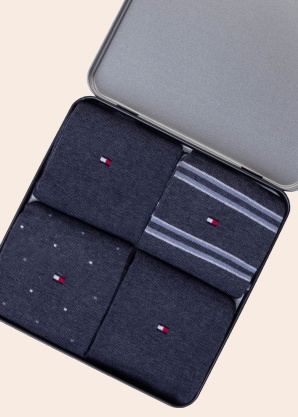 Носки 4 пары в подарочной коробке Tommy Hilfiger
