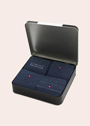 Носки 4 пары в подарочной коробке Tommy Hilfiger