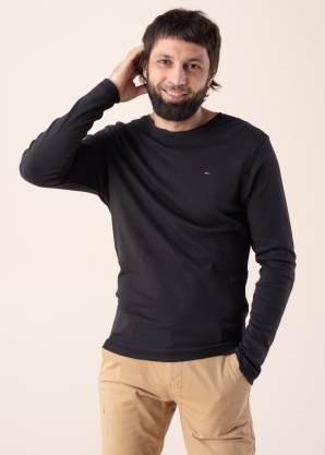 Tommy Jeans T-särk Tjm Original Rib Longsleeve Tee