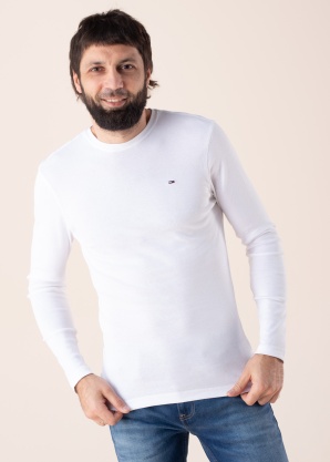 Tommy Jeans T-särk Tjm Original Rib Longsleeve Tee