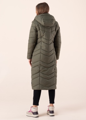 Jack Wolfskin talvemantel Kyoto Long Coat, Roheline WEEKEND