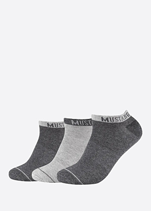 Mustang sokid Organic Cotton Ocs Sneaker 3 pack