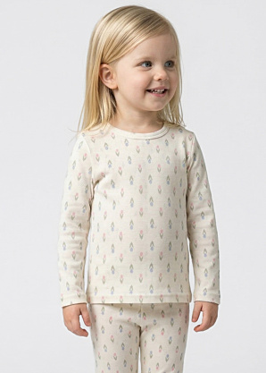 Блуза из шерсти мериноса Wang Wool Name It Mini