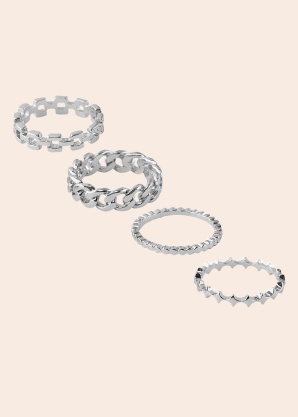 Кольца Pieces 4 шт