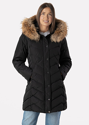 Пуховое пальто Saki