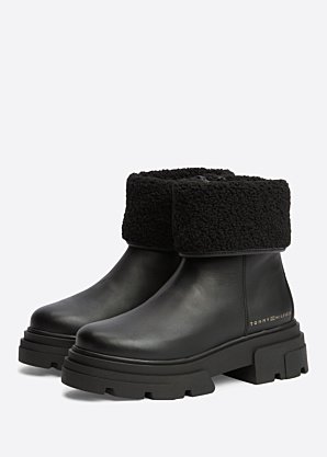Tommy Hilfiger poolsaapad Shearling Fold Chunky Ankle
