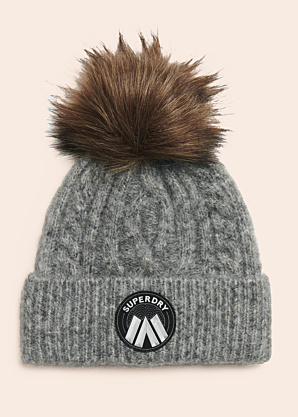 Зимняя шапка Cable Luxe SuperDry