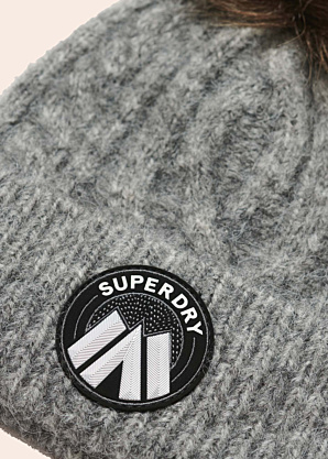Зимняя шапка Cable Luxe SuperDry